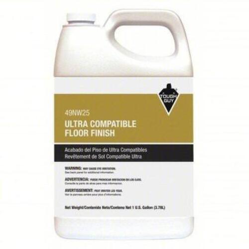 DESCRIPTION: (2) ULTRA COMPATIBLE FLOOR FINISH BRAND/MODEL: TOUGH GUY #49NW25 SIZE: 1 GALLON RETAIL$: $31.55 EA QTY: 2