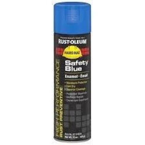 DESCRIPTION: (6) SPRAY ENAMEL BRAND/MODEL: RUST-OLEUM #V2124838 INFORMATION: SAFETY BLUE SIZE: 15 OZ RETAIL$: $15.00 EA QTY: 6