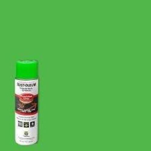 DESCRIPTION: (4) LINE MARKING PAINT BRAND/MODEL: RUST-OLEUM INFORMATION: GREEN SIZE: 17 OZ RETAIL$: $12.99 EA QTY: 4