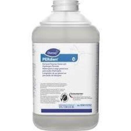 DESCRIPTION: (4) CLEANER WITH PEROXIDE BRAND/MODEL: DIVERSEY PERDIEM SIZE: 2.5 L RETAIL$: $20.00 EA QTY: 4