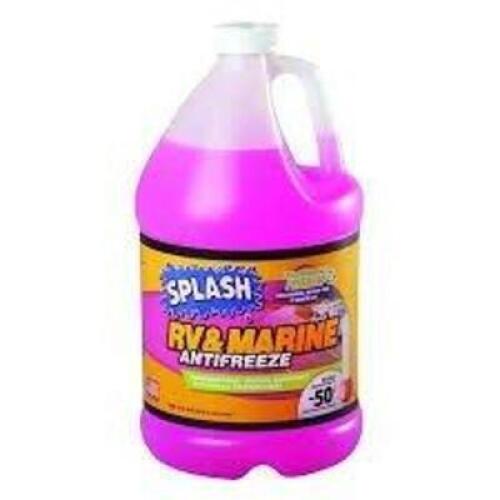 DESCRIPTION: (2) RV AND MARINE ANTIFREEZE BRAND/MODEL: SPLASH #49GU89 SIZE: 1 GALLON RETAIL$: $7.00 EA QTY: 2