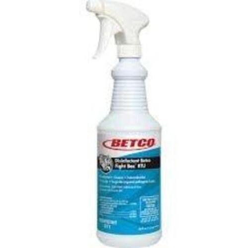 DESCRIPTION: (6) DISINFECTANT BRAND/MODEL: BETCO FIGHT BAC RTU SIZE: 1 QT RETAIL$: $13.78 EA QTY: 6