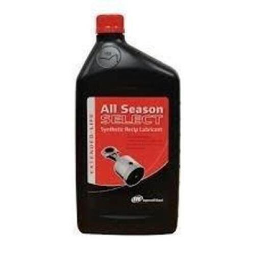 DESCRIPTION: (4) SYNTHETIC RECIP LUBRICANT BRAND/MODEL: ALL SEASON SELECT BY INGERSOLL RAND SIZE: 1 QT RETAIL$: $40.00 EA QTY: 4