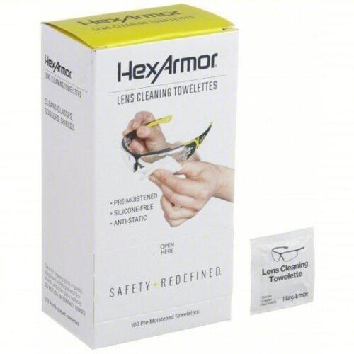 DESCRIPTION: (4) CLEANING WIPES BRAND/MODEL: HEXARMOR #619U97 SIZE: 100 WIPE COUNT RETAIL$: $15.47 EA QTY: 4