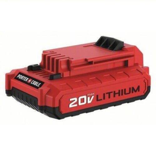 DESCRIPTION: (1) LI-ION BATTERY BRAND/MODEL: PORTER CABLE #32ZU54 SIZE: 20V RETAIL$: $110.72 EA QTY: 1