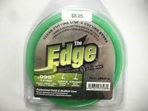 DESCRIPTION: (5) ROLLS OF WEED EATER STRINGBRAND/MODEL: SILVER STREAK EDGE #380-812SIZE: .095" X 138'RETAIL$: $12.00 EAQTY: 5