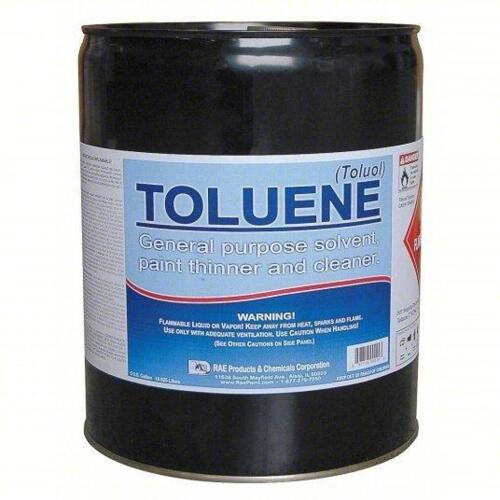 DESCRIPTION: (1) PAINT THINNER BRAND/MODEL: RAE TOLUENE #3EHJ6 SIZE: 5 GALLON RETAIL$: $290.37 EA QTY: 1