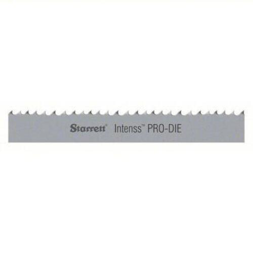DESCRIPTION: (1) BOXES OF (2) BAND SAW BLADEBRAND/MODEL: 54GK83SIZE: 1/2 in Blade Wd, 20 ft 5 in, 0.025 in Blade Thick, 10/14, Starrett, Intenss PRO-DIERETAIL$: $150.00 EAQTY: 1