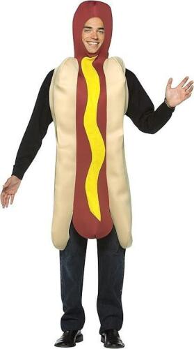 DESCRIPTION: (1) ADULT HALLOWEEN COSTUME INFORMATION: DC HOT DOG QTY: 1
