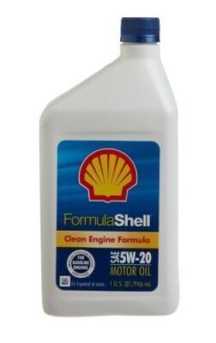 DESCRIPTION: (6) MOTOR OIL LUBRICANT BRAND/MODEL: SHELL FORMULA SIZE: 5W-20 1 QT RETAIL$: $6.47 EA QTY: 6
