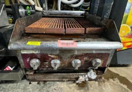 24" COUNTERTOP GAS CHARBROILER