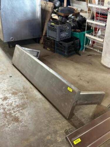 64" STAINLESS STEEL SHELF