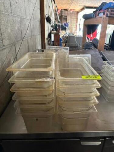 (10) - 1/3 SIZE INGREDIENT INSERTS WITH LIDS