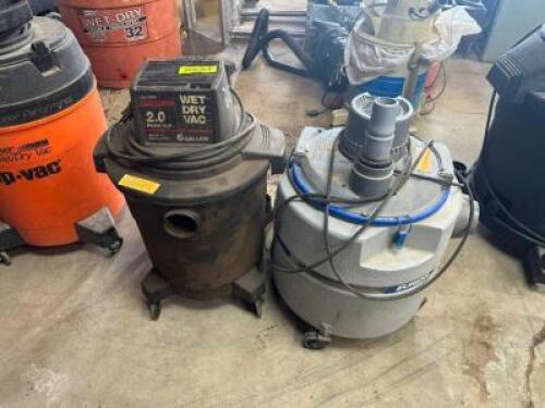 (2) - WET DRY VACS