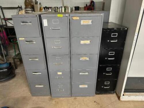 (4) - FILE CABINETS