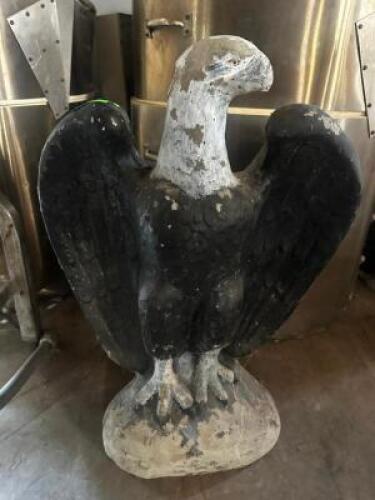 DESCRIPTION 24" STONE EAGLE YARD STATUE QTY 1