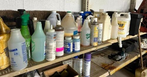 DESCRIPTION: ASSORTED FLOOR CLEANER AND CHEMICALS AS SHOWN QTY: 1