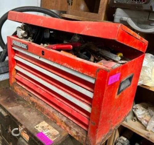 DESCRIPTION: TOOL CHEST WITH CONTENTS INFORMATION: SEE PHOTOS FOR MORE DETAIL QTY: 1