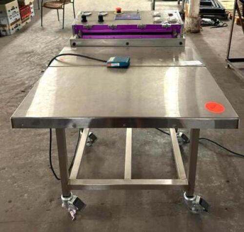 20" VACUUM IMPULSE SEALER WITH TABLE EXTENSION
