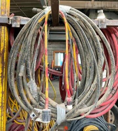 ASSORTED PNEUMATIC HOSES AS SHOWN