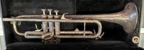SILVER TRUMPET WITH CASE