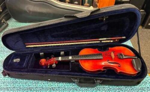 3/4 VIOLIN WITH CASE & BOW