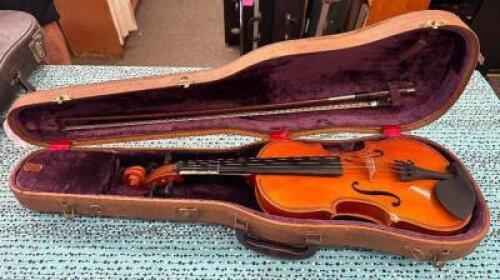 3/4 VIOLIN WITH CASE & BOW