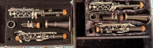 (2)- PLASTIC CLARINETS