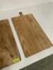 (2) 27" X 15" BREAD BOARDS - 3