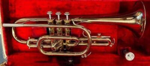 CORNET TRUMPET WITH CASE
