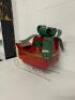 24" X 20" CHRISTMAS SLED DECORATION, METAL - 2