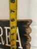 34" X 6" BEER AND BULLSHIT AREA SIGN, WOOD - 5