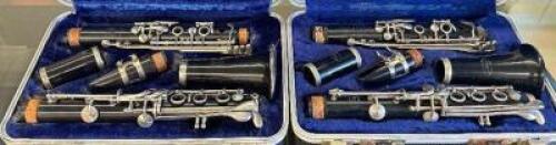 (2) CLARINETS WITH CASES
