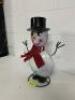 10" X 18" SNOWMAN DECORATION, METAL - 2