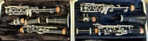 (2) CLARINETS WITH CASE