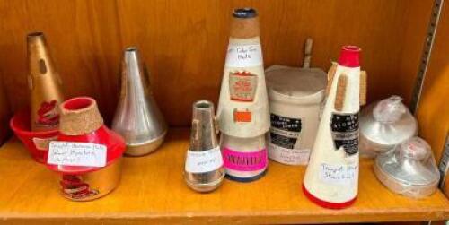 ASSORTED MUTES AS SHOWN