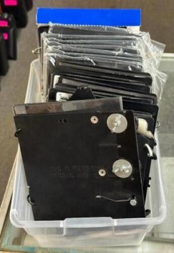 BIN OF MARCHING FOLDERS