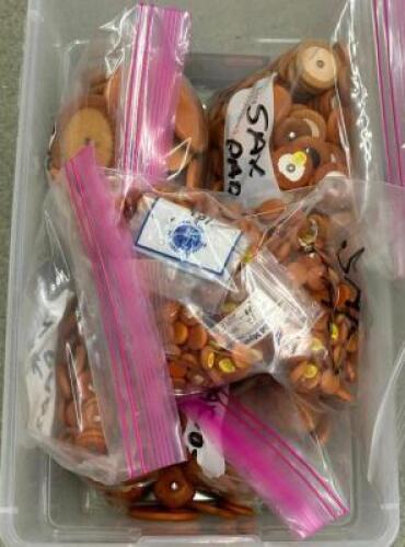 BIN OF SAXOPHONE PADS