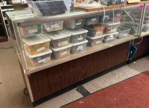 5' DISPLAY CASE WITH STORAGE