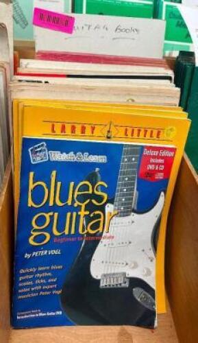 APPROX. (35) BOOKS OF GUITAR SHEET MUSIC