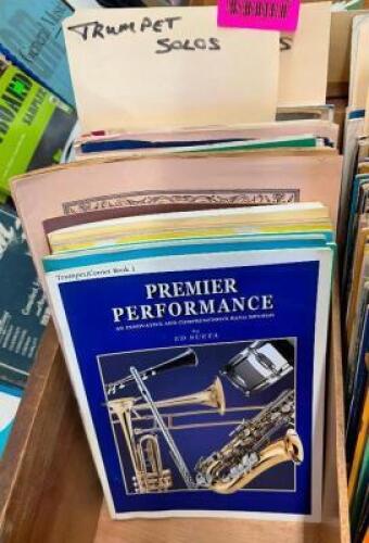APPROX. (13) BOOKS OF TRUMPET SOLO SHEET MUSIC
