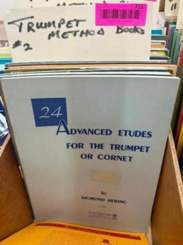 APPROX. (8) BOOKS OF TRUMPET METHOD SHEET MUSIC