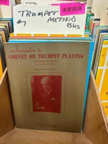 APPROX. (6) BOOKS OF TRUMPET METHOD SHEET MUSIC