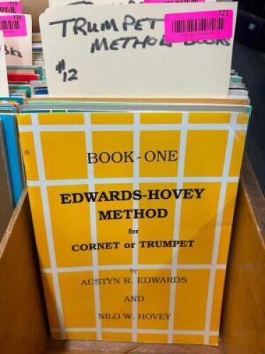 APPROX. (5) BOOKS OF TRUMPET METHOD SHEET MUSIC