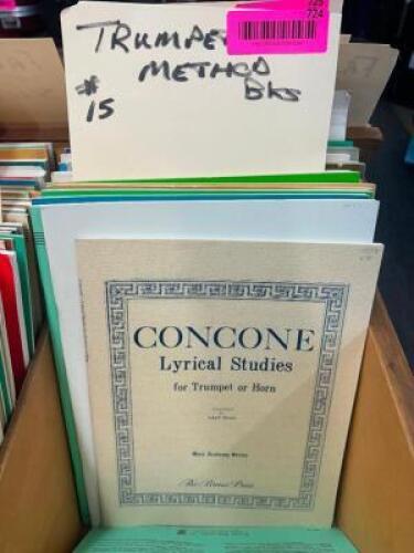 APPROX. (7) BOOKS OF TRUMPET METHOD SHEET MUSIC
