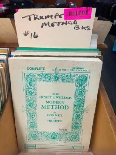 APPROX. (8) BOOKS OF TRUMPET METHOD SHEET MUSIC