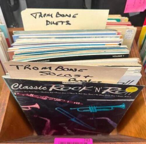 APPROX. (50) BOOKS OF TROMBONE DUET SHEET MUSIC