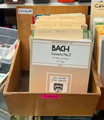 APPROX. (50) VIOLIN SOLOS, DUETS AND METHOD SHEET MUSIC