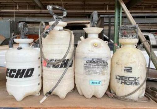 (4) HAND PUMP SPRAYERS