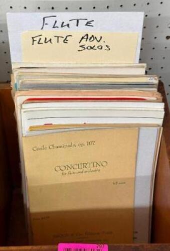 APPROX. (15) BOOKS OF FLUTE SHEET MUSIC